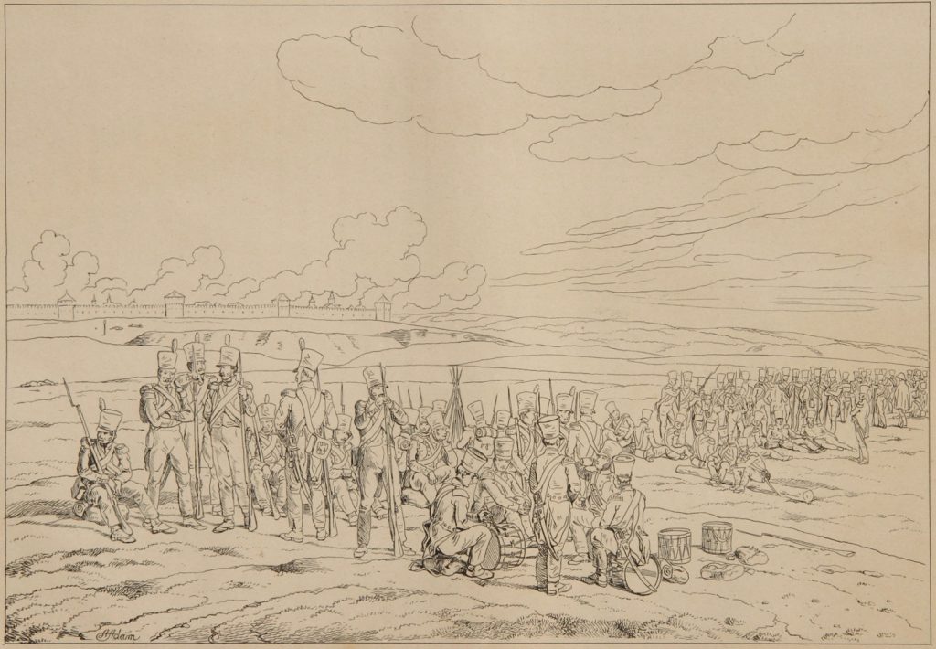 Адам. Привал полка французских гренадеров перед Смоленском 17 августа