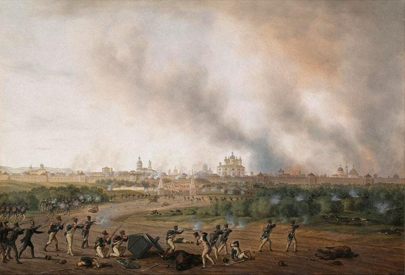 Адам. Сражение за Смоленск 18 августа 1812 г.
